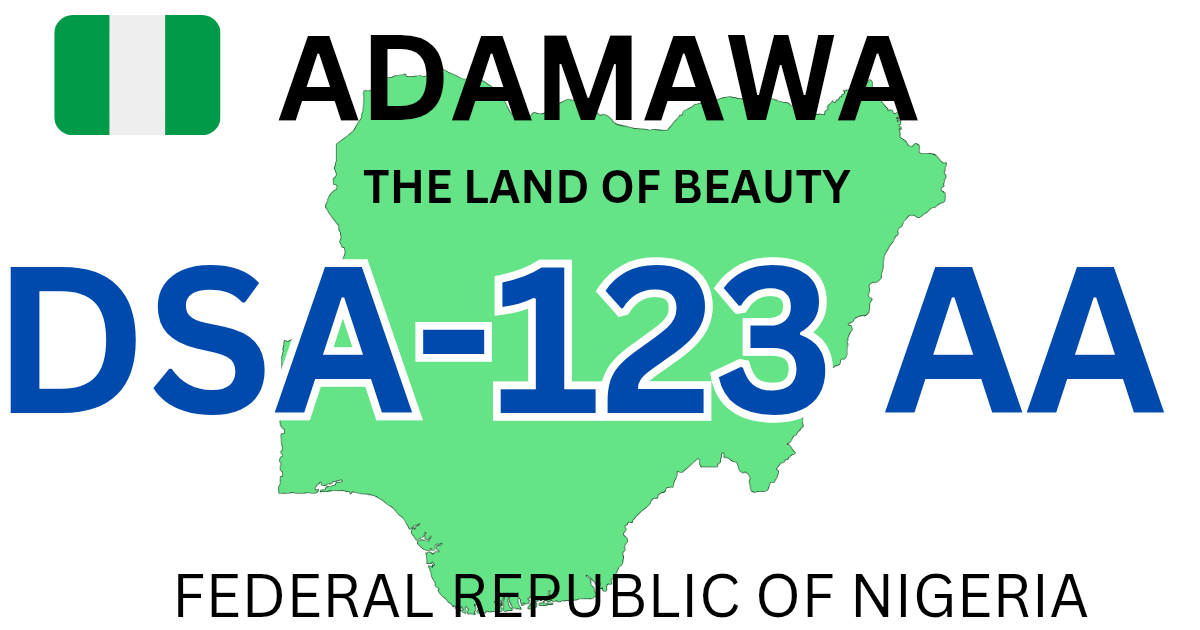 Adamawa State plate number codes