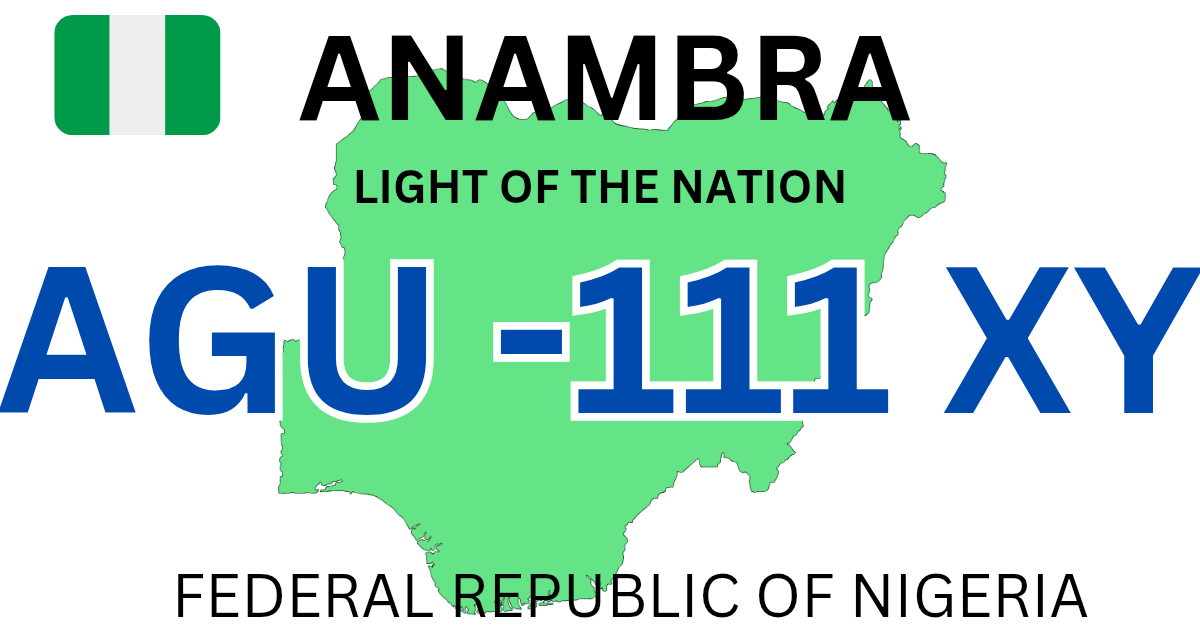Anambra State plate number codes