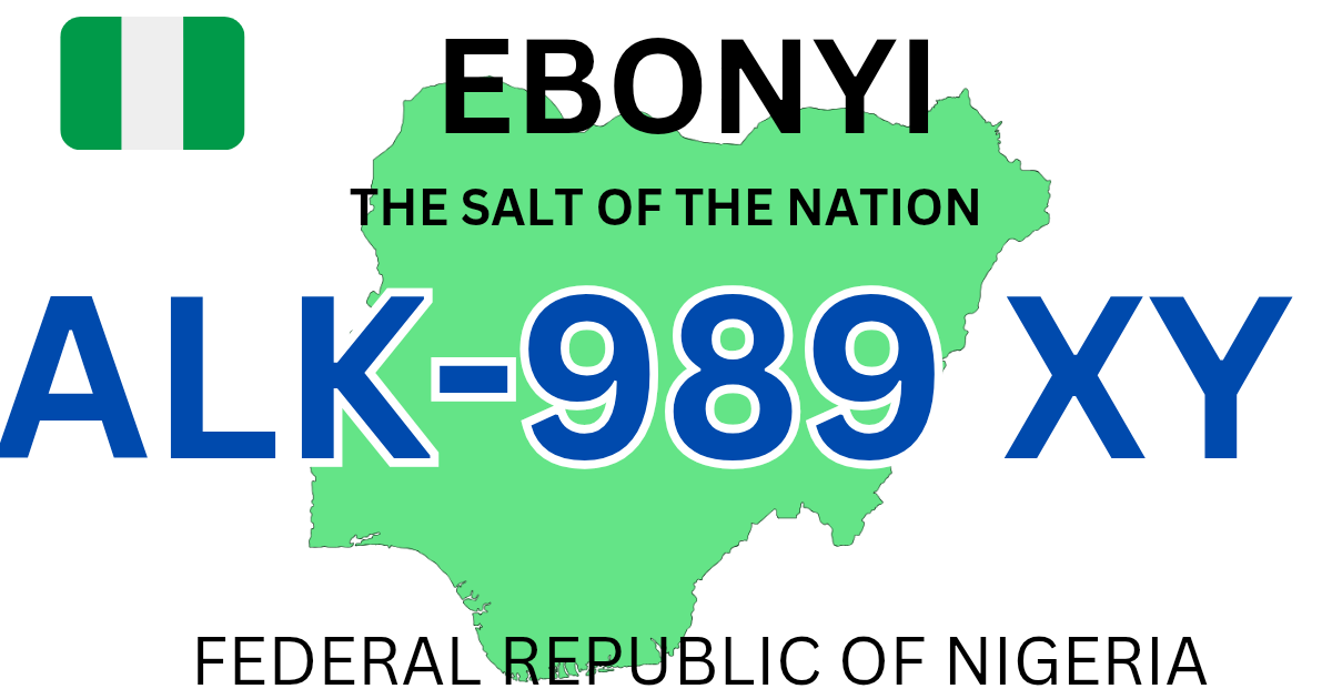 Ebonyi State plate number codes