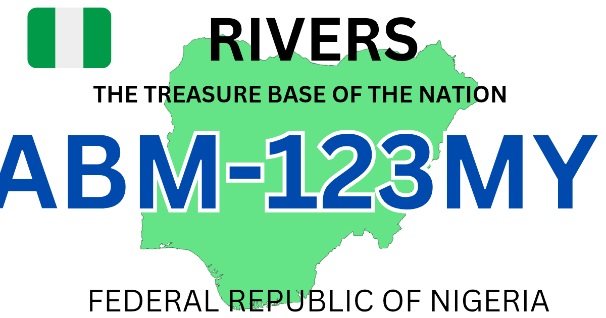 Rivers state plate number codes and what they mean