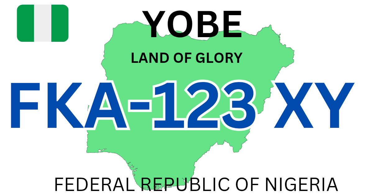 Yobe State plate number codes
